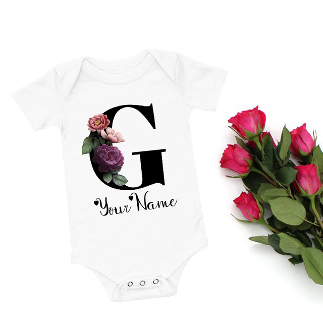 Romberek dla dziewczynki z personalizowanym imieniem - początkowe ubranie dla uroczego niemowlęcia - Wianko - 9