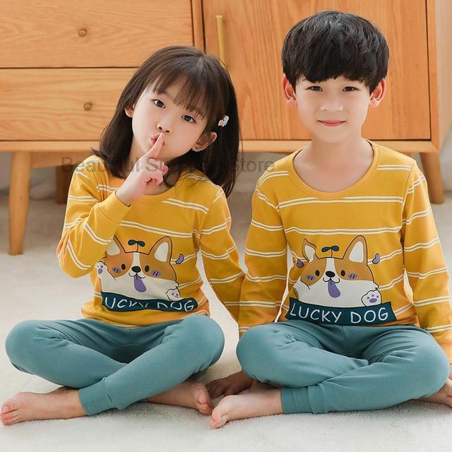 Chłopięcy zestaw piżam wiosna 2-14 lat – Top Cartoon + spodnie Kid Baby Toddler Boy Totoro 2021 moda - Wianko - 14