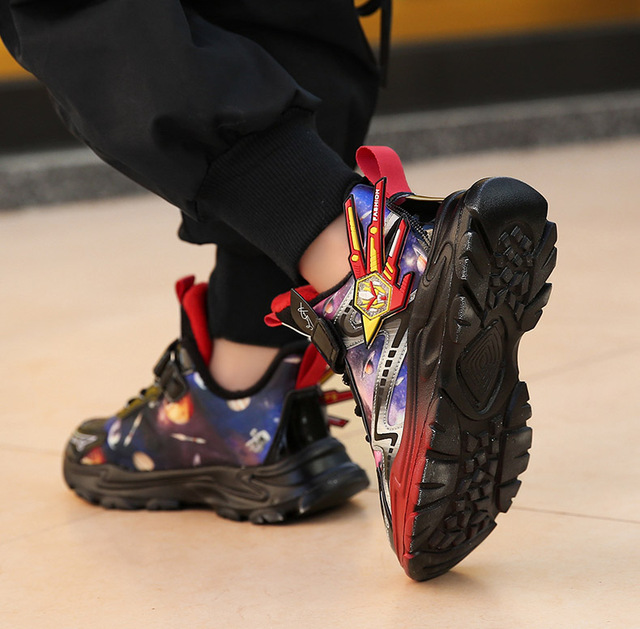 Buty dziecięce sportowe PU skórzane 2021 dla chłopców - trampki biegowe wygodne i stylowe dla dzieci - Wianko - 8