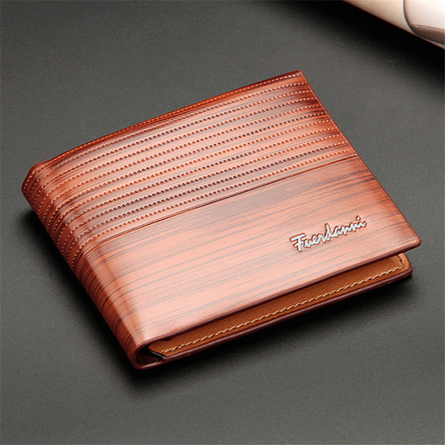 Męski portfel ze skóry w stylu Vintage, krótki, cienki, z miejscem na karty kredytowe i pieniądze - Wianko - 9