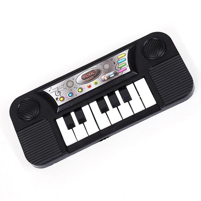 Przenośny fortepian dla dzieci - 8 klawiszy, elektroniczne organy, instrument muzyczny, prezenty na urodziny i Boże Narodzenie - Wianko - 1