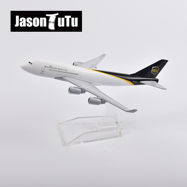 Model samolotu Boeing 747 JASON TUTU 16cm odlewany metal 1/400 skala - Wianko - 1