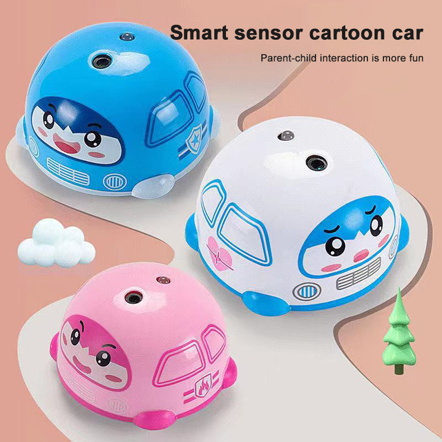 Zdalnie sterowany samochód dla dzieci - Kid Cartoon, inteligentne sterowanie gestami, świetlisto-muzyczna zabawka edukacyjna - Wianko - 1