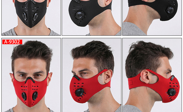 Wsparcie węglowe JINGBA PM 2.5 - maska przeciwpyłowa na uszy, sporty outdoor, kolarstwo MTB, czarna - Wianko - 13