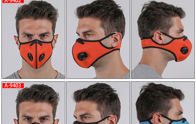 Wsparcie węglowe JINGBA PM 2.5 - maska przeciwpyłowa na uszy, sporty outdoor, kolarstwo MTB, czarna - Wianko - 27