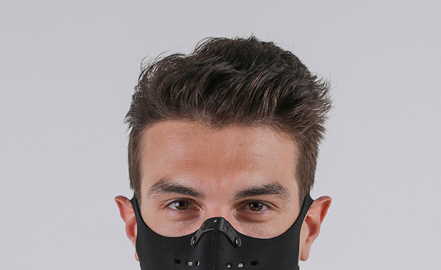 Wsparcie węglowe JINGBA PM 2.5 - maska przeciwpyłowa na uszy, sporty outdoor, kolarstwo MTB, czarna - Wianko - 1