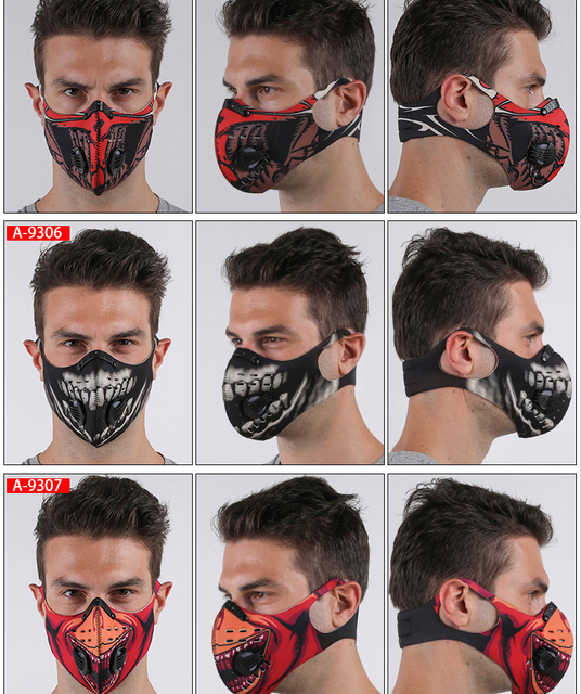 Wsparcie węglowe JINGBA PM 2.5 - maska przeciwpyłowa na uszy, sporty outdoor, kolarstwo MTB, czarna - Wianko - 35