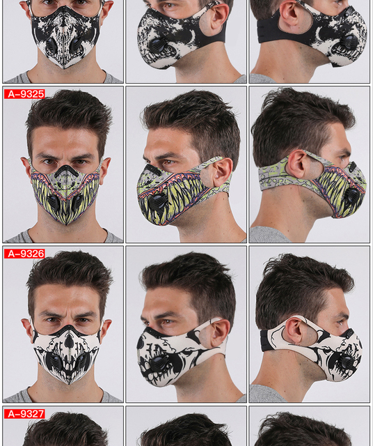 Wsparcie węglowe JINGBA PM 2.5 - maska przeciwpyłowa na uszy, sporty outdoor, kolarstwo MTB, czarna - Wianko - 42
