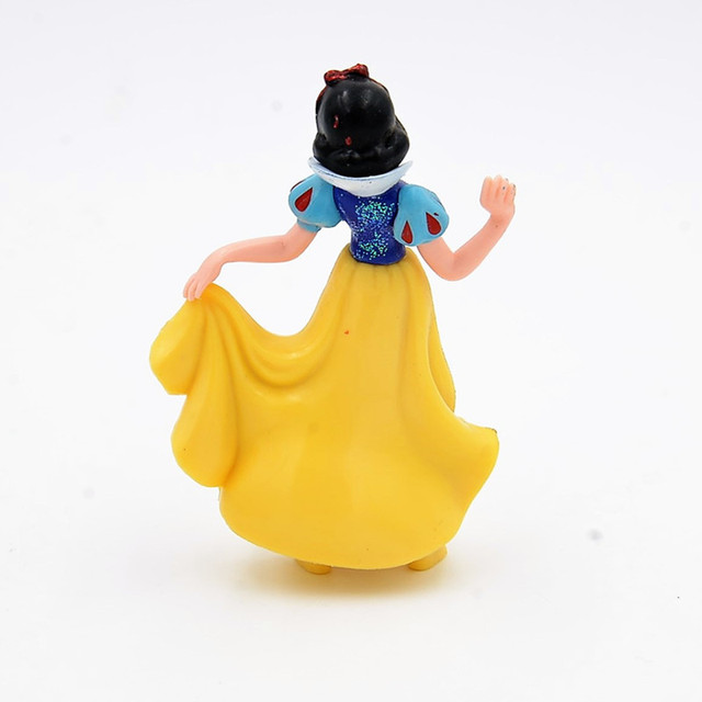 Figurki akcji Disney 8 sztuk: Księżniczka Królewna Śnieżka i 7 krasnoludków, PVC, kolekcja dla dzieci - Wianko - 10