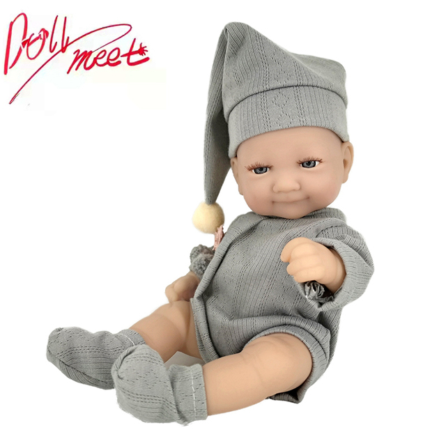 Lalka Bebe Reborn dla dzieci 11 cali, realistyczna, niepomalowana, zmontowana, winylowa, maluch dziewczynka, prezent świąteczny, ubranko niemowlęce, DIY ubrania dla dzieci - Wianko - 2