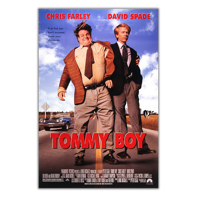 Wspaniały klasyczny film HD: Jedwabny plakat Tommy Boy z tkaniny - dekoracja wnętrz i prezent - Wianko - 2