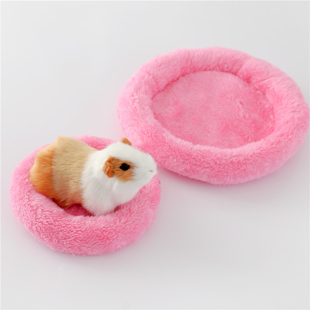 Gniazdo zimowe dla chomika - arktyczna poduszka bawełniana dla zwierząt domowych jeża, królika, świnki morskiej, szczura i jeża - Wianko - 2