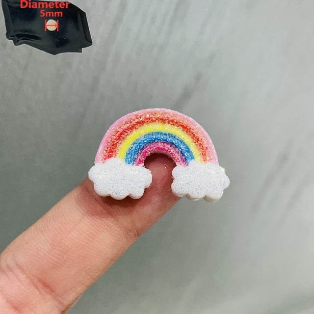 Naklejki magnetyczne na lodówkę Cute Cartoon - Kolorowe Flash Lody Meteor Rainbow - Wianko - 5