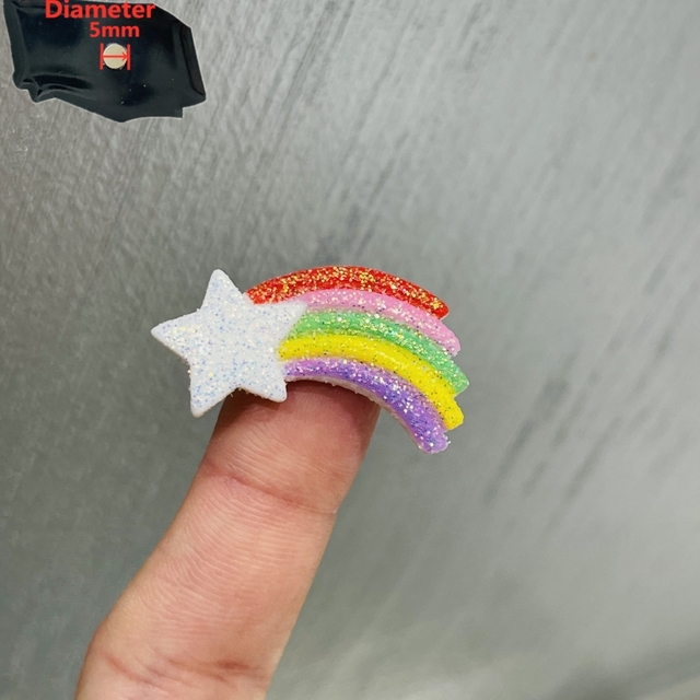 Naklejki magnetyczne na lodówkę Cute Cartoon - Kolorowe Flash Lody Meteor Rainbow - Wianko - 8