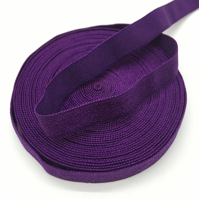Różowa elastyczna włosówa zespołówka FOE Fold Over o szerokości 10mm i długości 5 metrów - Wianko - 17
