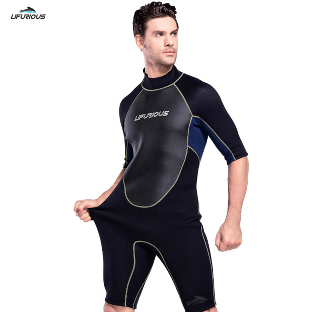 Męski kombinezon neoprenowy 3mm z krótkim rękawem do pływania, snorkelingu, surfowania, i nurkowania - Wianko - 6