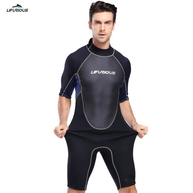 Męski kombinezon neoprenowy 3mm z krótkim rękawem do pływania, snorkelingu, surfowania, i nurkowania - Wianko - 8