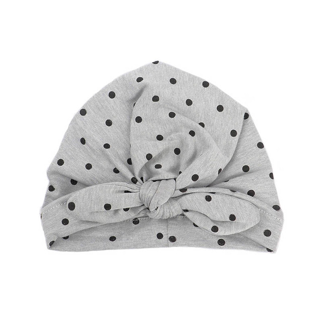 Piękny kapelusz bowknot dla noworodka - Turban zimowej czapki dziewczynki w delikatnej bawełnie, idealny na zdjęcia i sesje zdjęciowe - Wianko - 5