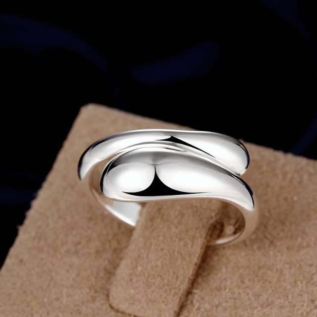 Srebrne pierścionki z opadającymi kółkami - biżuteria damska 925 srebro - Wianko - 18