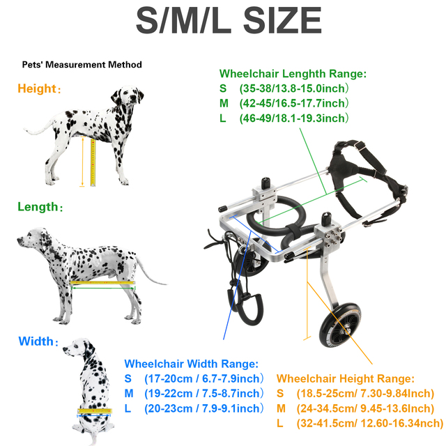 Skuter spacerowy dla zwierząt domowych dla osób poruszających się na wózkach inwalidzkich - Wianko - 8