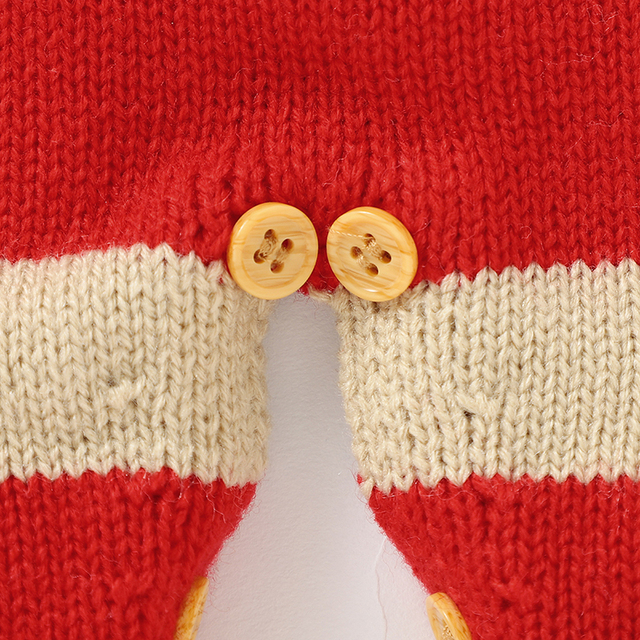 Zestaw noworodkowych pajacyków jesienno-zimowych dla chłopców i dziewczynek z długim rękawem w świątecznym wzorze - Wianko - 28