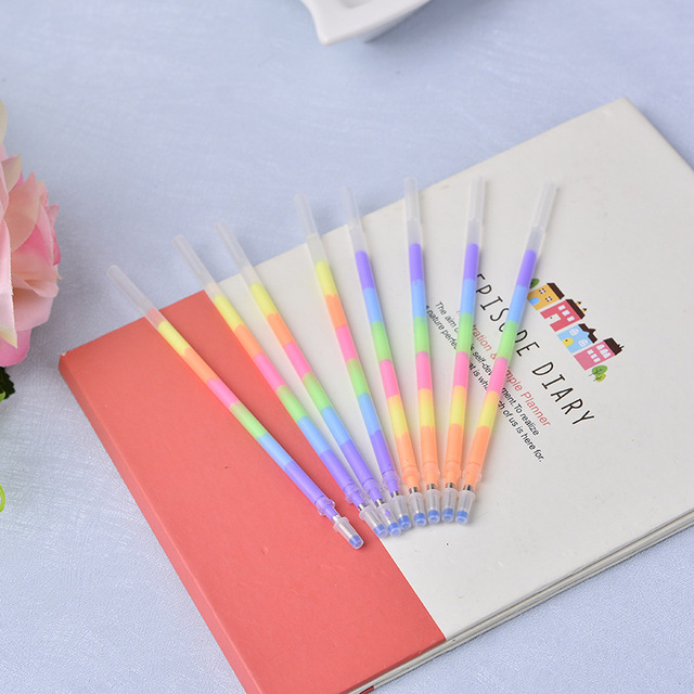 20 sztuk wielokolorowych, kreatywnych długopisów Rainbow Pen do dekoracji Halloween, biura, szkoły, dekoracji domowych, i imprez dla dzieci - Wianko - 4