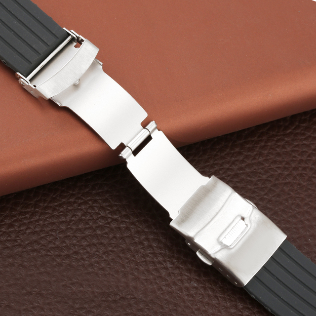 Silikonowy pasek do zegarka - biały, wodoodporny, 18mm/20mm/22mm/24mm - Wianko - 40