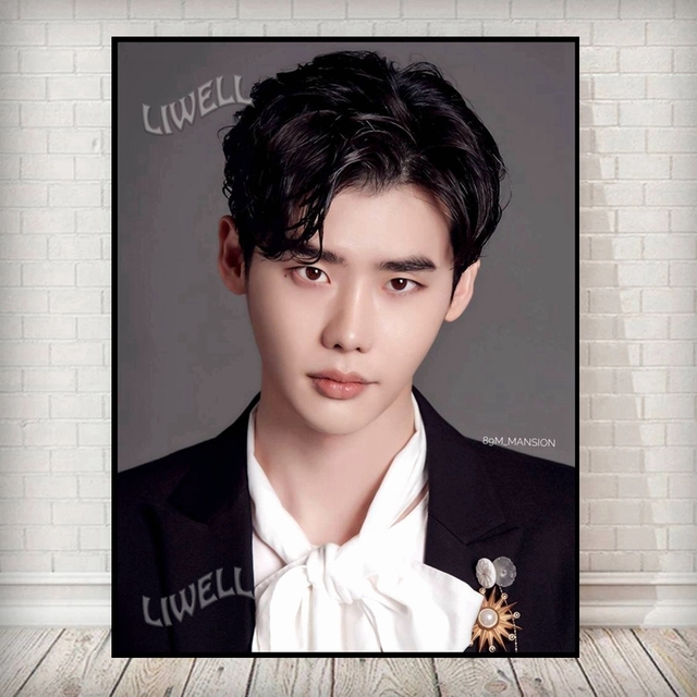 Diamentowe haftowanie Kpop Lee Jong Suk - plakat artystyczny ściegi dekoracyjne na ścianę do domu - Wianko - 2