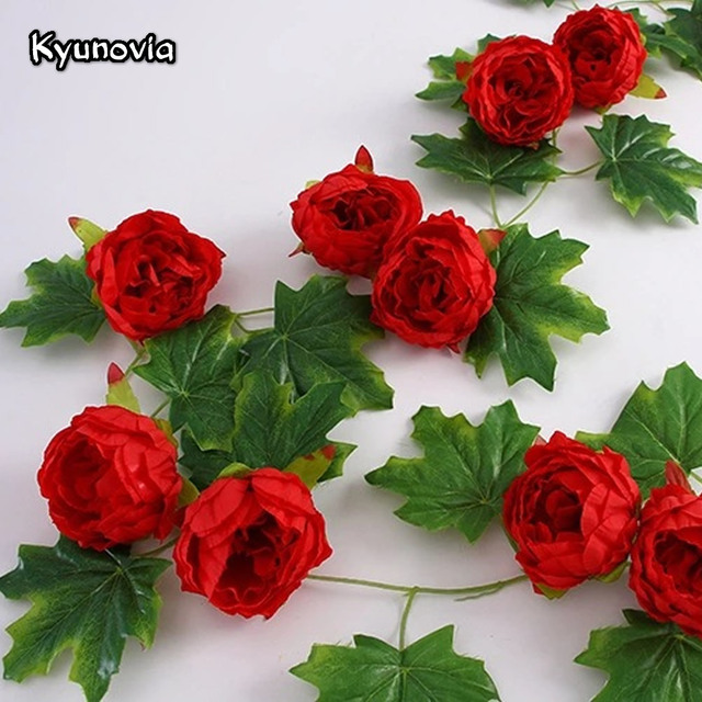 50 sztuk/partia Sztuczne Kwiaty Piwonia 10cm - Dekoracja Domu Weselna Ściany Garland DIY KY138 - Wianko - 13