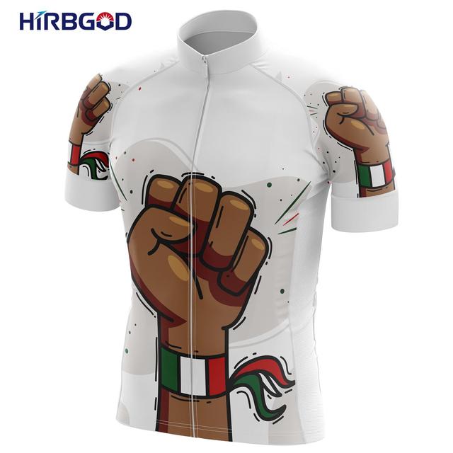 Męska koszulka rowerowa z krótkim rękawem HIRBGOD 2021 z flagą Meksyku - szybkie pranie, TYZ797-01 - Wianko - 9