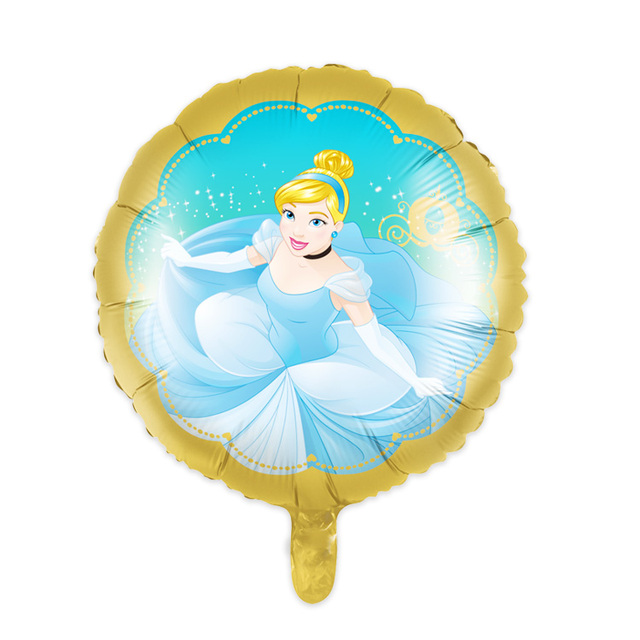 Kopciuszek Królewna Śnieżka Elsa - Balony Foliowe z Helem na Urodziny dla Dzieci 18 cal Disney - Baby Shower Globos - Wianko - 7