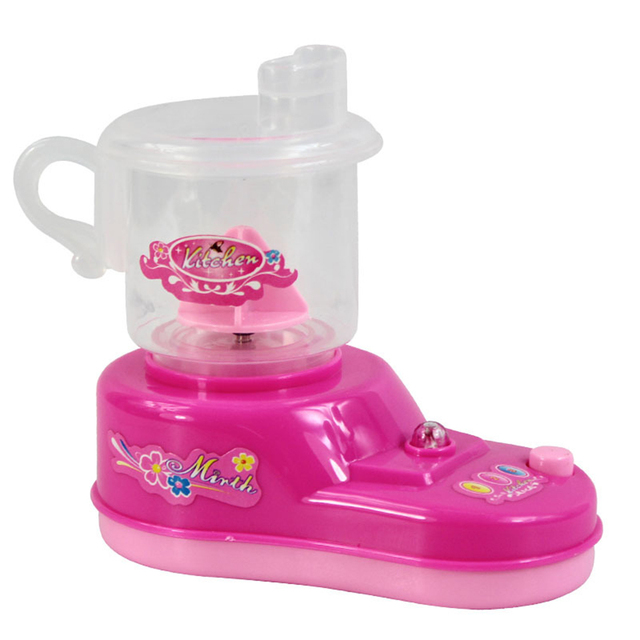 Zabawka edukacyjna Różowa kuchnia AGD dla dzieci: toster, odkurzacz, kuchenka - Wianko - 11