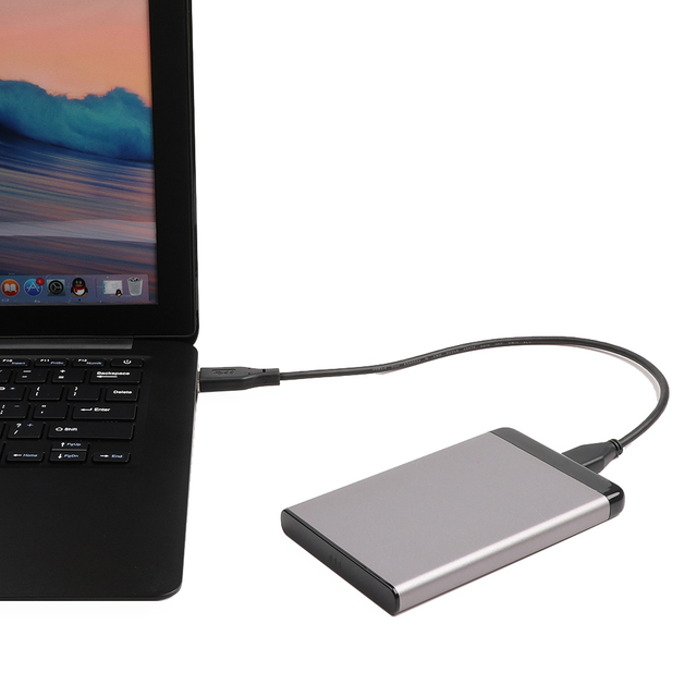 Nowy przenośny zewnętrzny dysk twardy 2TB/500GB - metalowy, kompatybilny z PC/Mac, laptopem i biurkiem - Wianko - 11