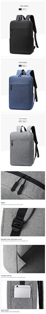 Multifunkcyjny męski plecak na laptopa 15.6 cala z ładowaniem USB, antykradzieżowy i wodoodporny - Wianko - 30