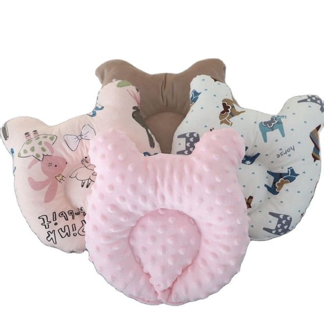 Poduszka kształcąca głowę dla noworodka w kształcie litery U - bawełniana,misoskształtująca+do łóżeczka - Wianko - 1