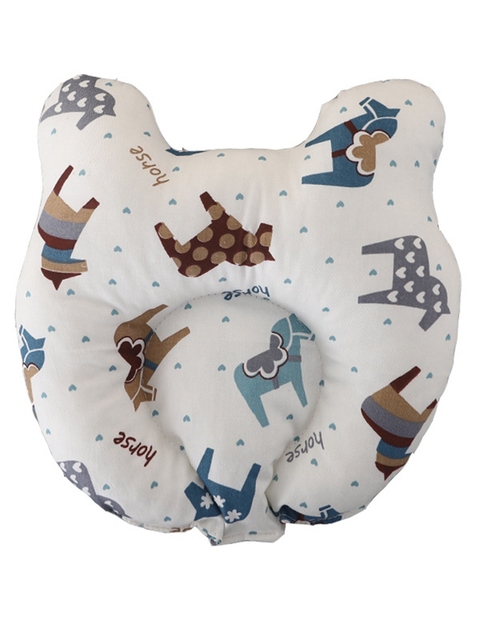 Poduszka kształcąca głowę dla noworodka w kształcie litery U - bawełniana,misoskształtująca+do łóżeczka - Wianko - 8