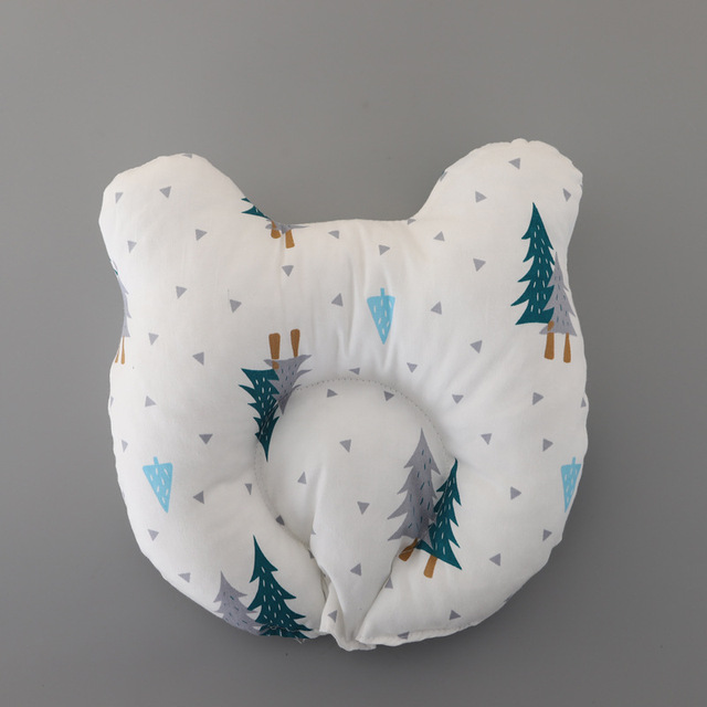 Poduszka kształcąca głowę dla noworodka w kształcie litery U - bawełniana,misoskształtująca+do łóżeczka - Wianko - 6