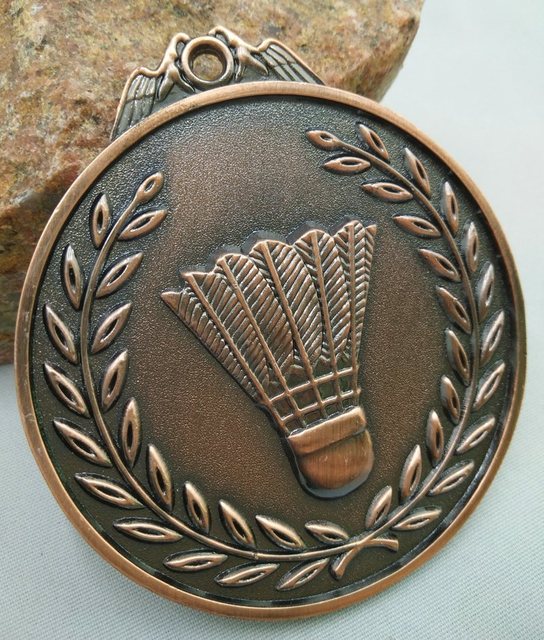 Medal gimnastyczny Unisex do badmintona - starożytne monety w kolorze, rosyjska osobowość - Wianko - 3