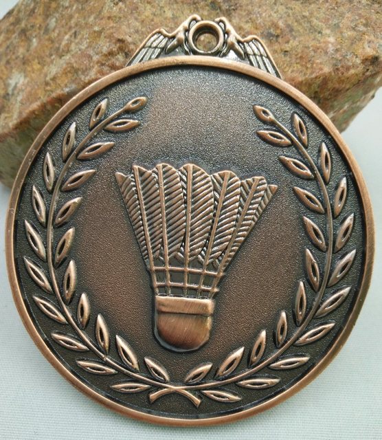 Medal gimnastyczny Unisex do badmintona - starożytne monety w kolorze, rosyjska osobowość - Wianko - 1