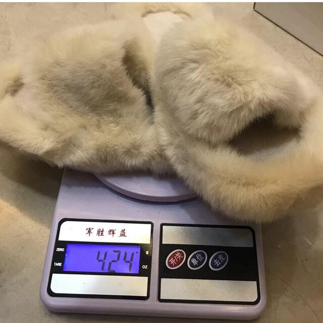 Zimowe damskie kapcie Faux Fur Home z wystającym palcem - designerowskie, puszyste, pluszowe i ciepłe - Wianko - 24
