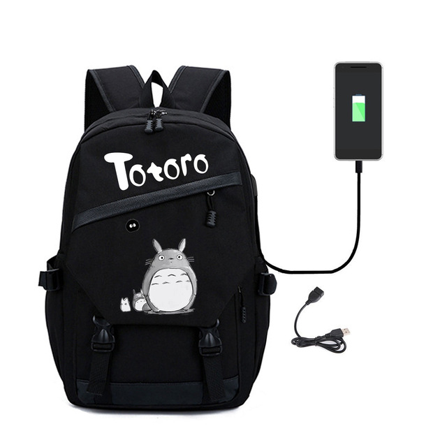 Plecak podróżny Totoro 2020 USB z komiksem na ubrania dla mężczyzn - Wianko - 4