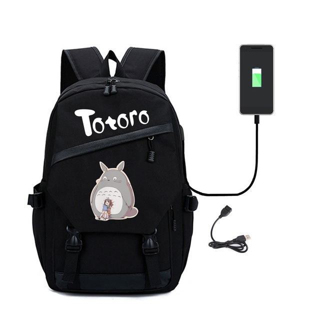 Plecak podróżny Totoro 2020 USB z komiksem na ubrania dla mężczyzn - Wianko - 10