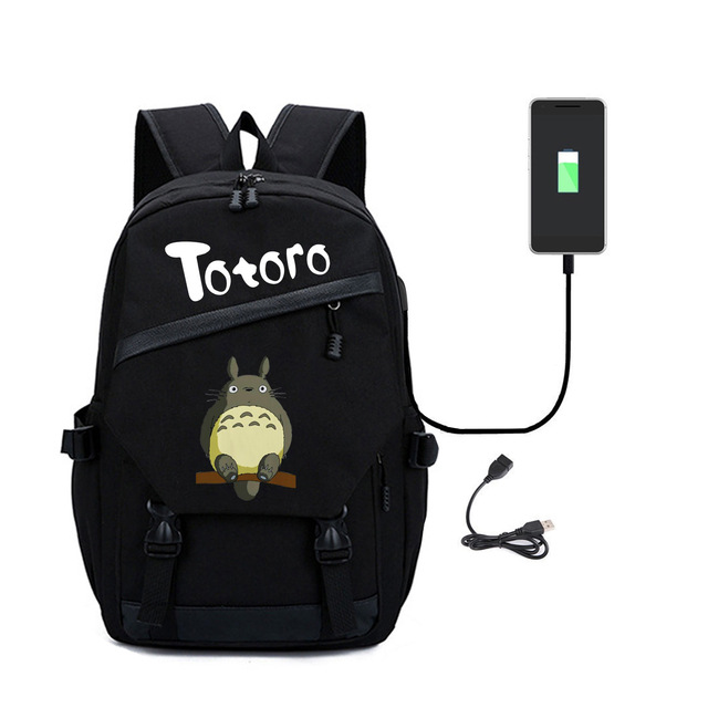 Plecak podróżny Totoro 2020 USB z komiksem na ubrania dla mężczyzn - Wianko - 9