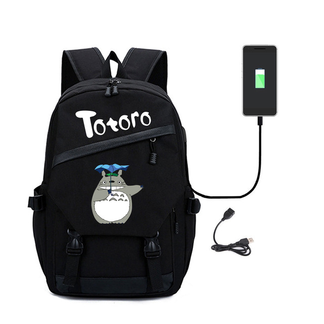 Plecak podróżny Totoro 2020 USB z komiksem na ubrania dla mężczyzn - Wianko - 8