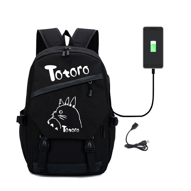 Plecak podróżny Totoro 2020 USB z komiksem na ubrania dla mężczyzn - Wianko - 6