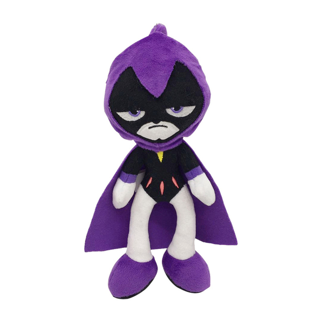 Zestaw 5 pluszowych zabawek lalki Teen Titans Go! 25cm Robin Cyborg Starfire Raven bestia chłopiec - Wianko - 4