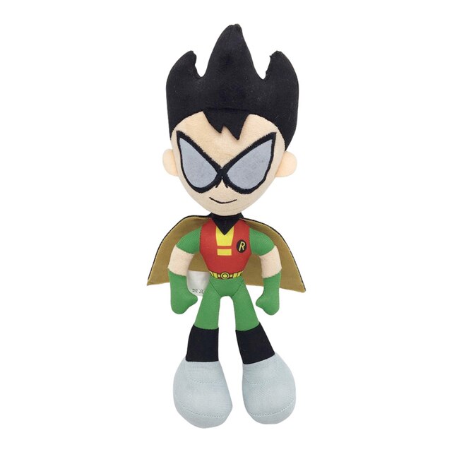 Zestaw 5 pluszowych zabawek lalki Teen Titans Go! 25cm Robin Cyborg Starfire Raven bestia chłopiec - Wianko - 6