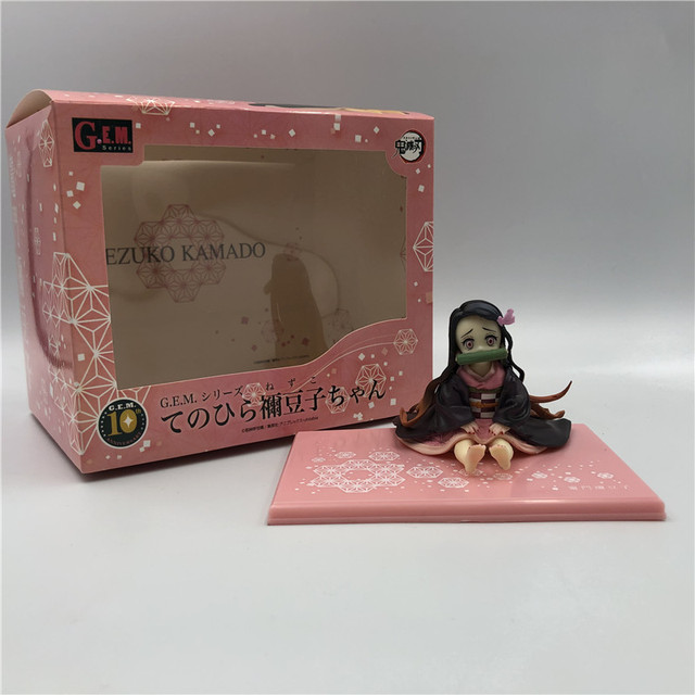Figurka pcv Demon Slayer Kimetsu no Yaiba Kamado Nezuko siedząca 6.5cm - Wianko - 2