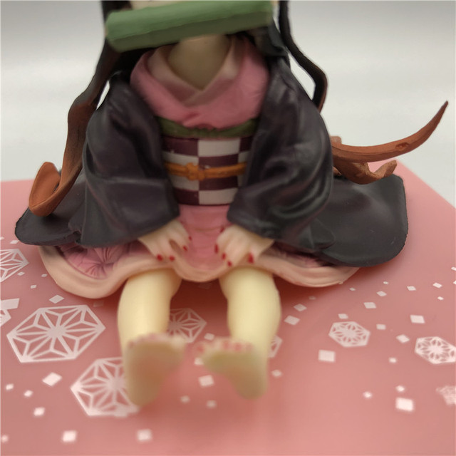 Figurka pcv Demon Slayer Kimetsu no Yaiba Kamado Nezuko siedząca 6.5cm - Wianko - 11
