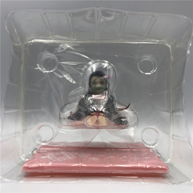 Figurka pcv Demon Slayer Kimetsu no Yaiba Kamado Nezuko siedząca 6.5cm - Wianko - 14